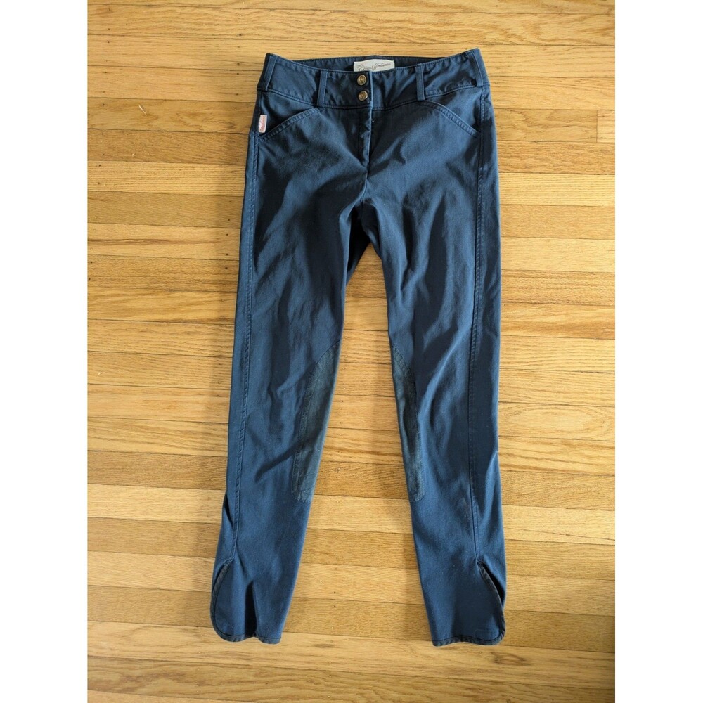 The Tailored Sportsman English Riding Habit Pants Breeches Navy Blue Sz 26 Long